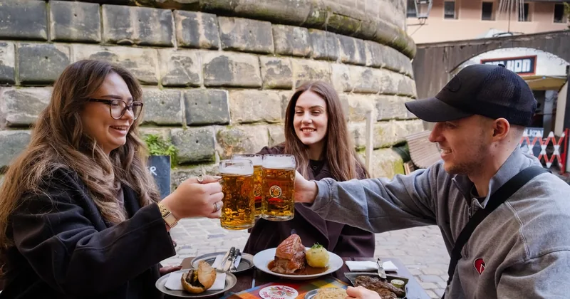 Nuremberg Old Town Food Tour with Full Meal & Local Drinks